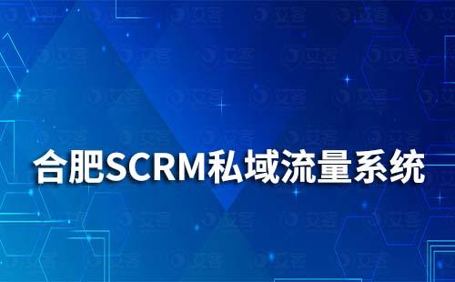 合肥SCRM私域流量管理系统