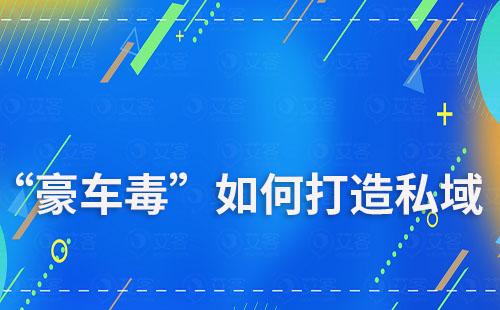 “豪车毒”是如何打造私域的